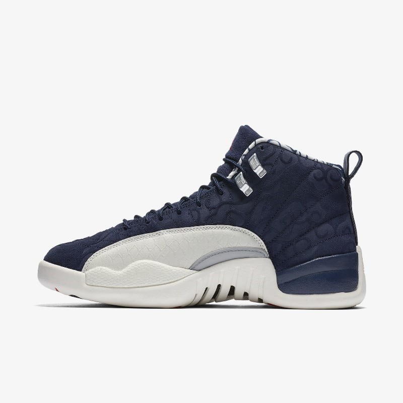 Jordan 12 blue white best sale